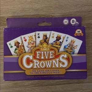 Five Crowns-The Game Isn’t Over ‘Til The Kings Go Wild! Card Game